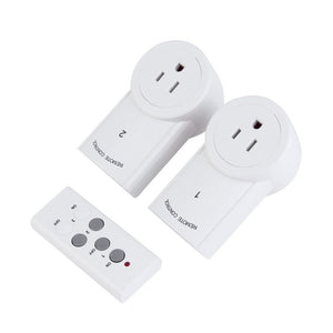 in stock !  2 Pack Remote Control Sockets Wireless Switch US Plug AC Power Outlet Home Use Wholesale High Quality Drop Shipping