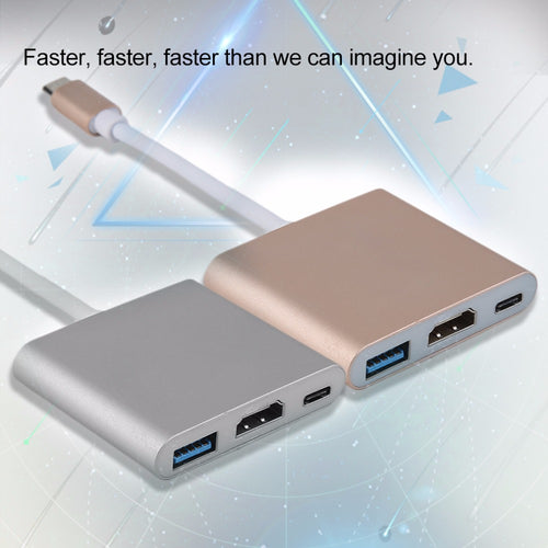 USB Type C to HDMI with Charging Adapter USB Type C to HDMI HUB & USB & Type C Drop Shipping